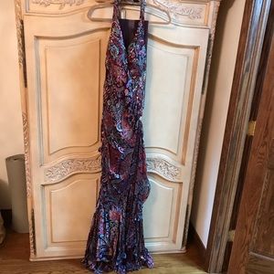 Long Gown/Dress  Halter Backless